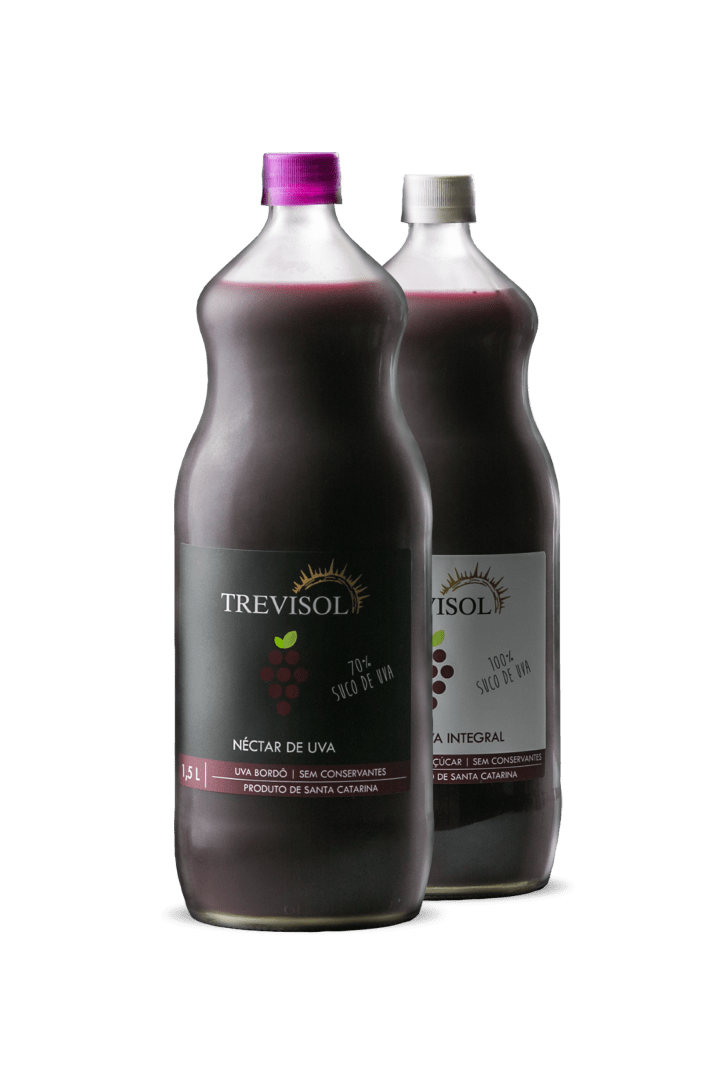 Sucos da vinícola Trevisol